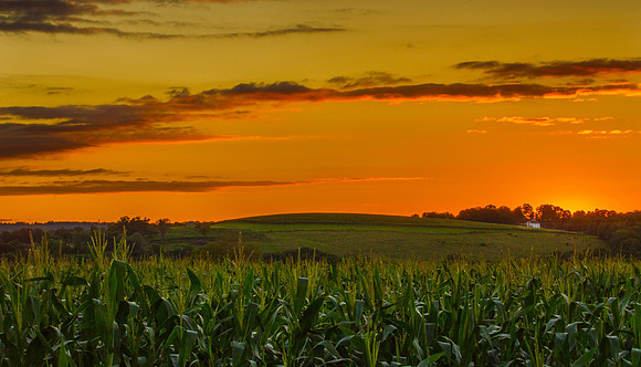 Photography of sunset over Bethlehem Connecticut