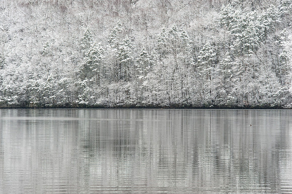 Lake Zoar Winter photograph of Connecticut Lakes and Ponds