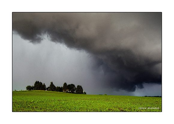 Storm over Bethlehem Connecticut Greeting Card