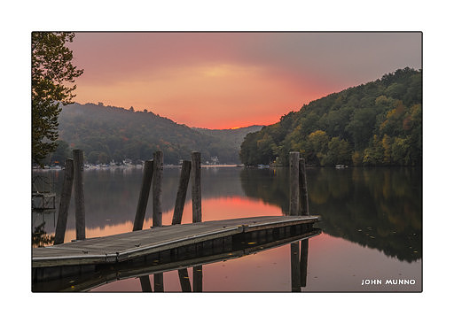 Lake Zoar  Morning Greeting Card