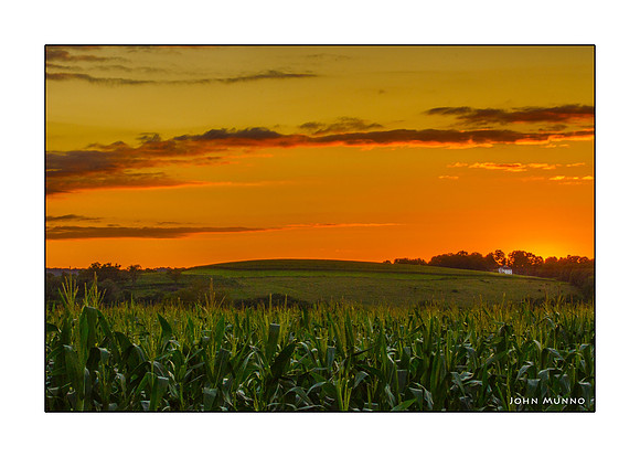 Bethlehem Sunset Greeting Card