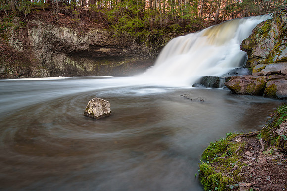 Wadsworth Falls Waterfall in Middletown Connecticut
