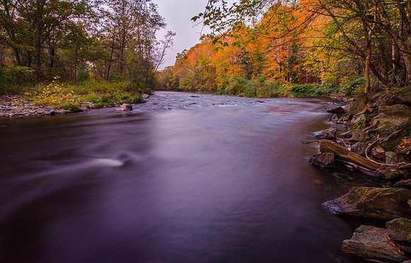 Shepaug River Sunset, Washington Connecticut