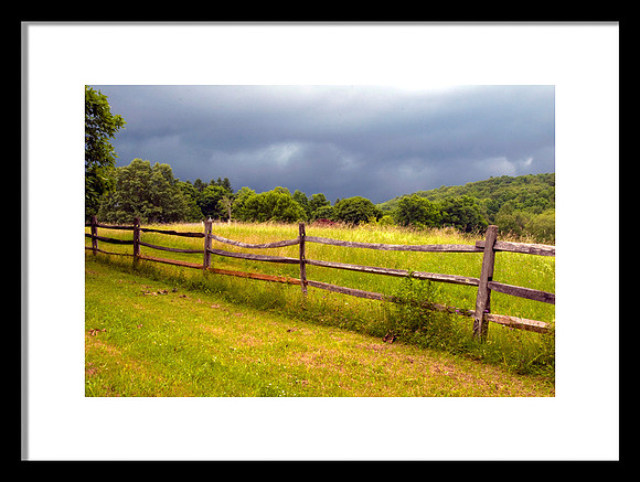 field in storm